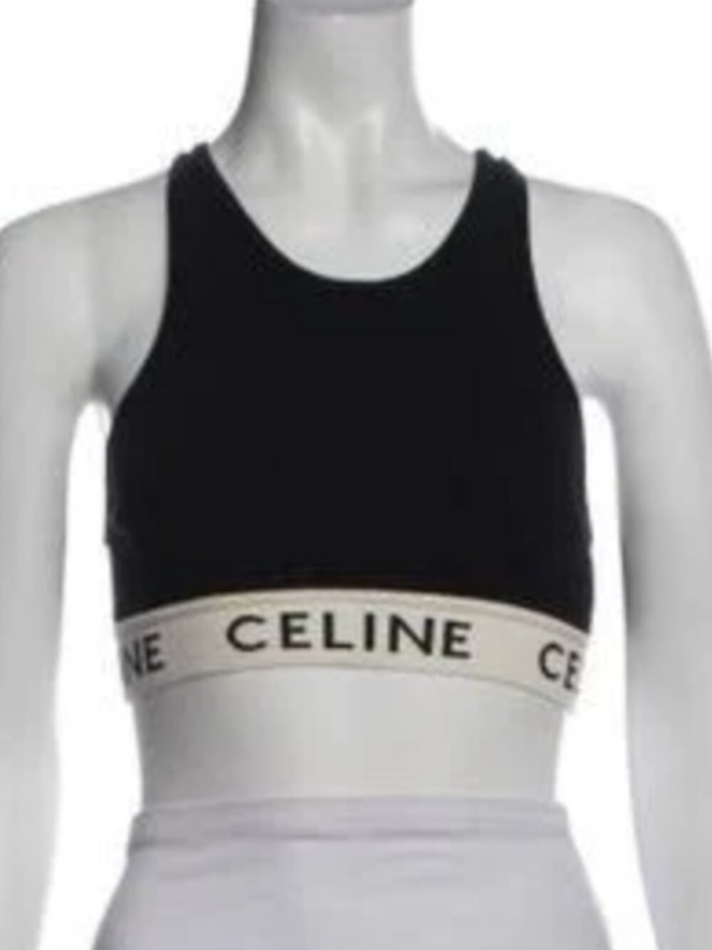 Celine Ribbed Crop Top - Picture 2 of 6